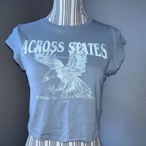 Cute grey graphic tee - Size Medium - H&M